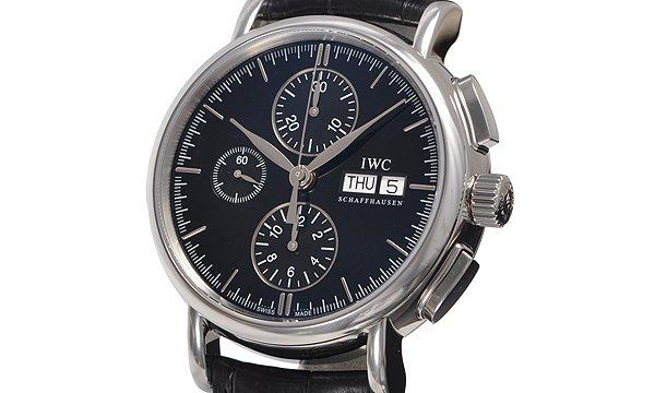 IWC ポートフィノ クロノ IW378303 ステンレス ブラック 41.0mm